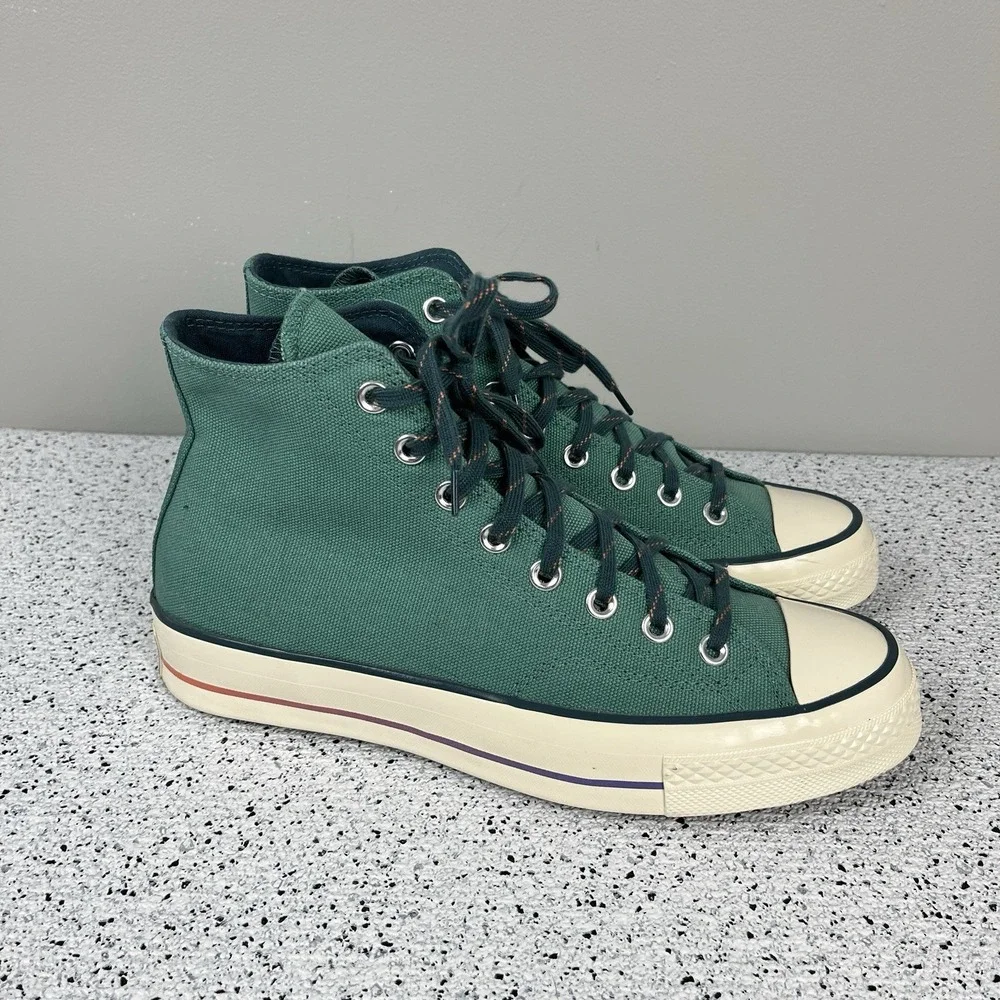 Converse Chuck 70 Color Fade High Top Shoes Sneakers‎ Green Mens 9 Womens 11 - Picture 2 of 9